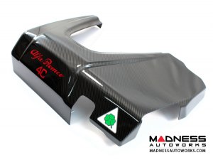 Alfa Romeo 4C Carbon Fiber Engine Cover - Quadrifoglio Verde